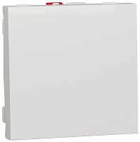Выключатель без рамки Schneider Electric Unica Modular 1-кл. 2 мод. белый картинка